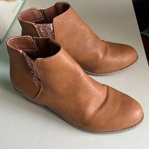 Steven Ella Brown Healed Boots Size 7.5